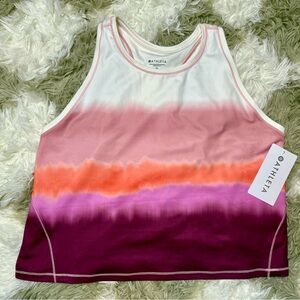 Athleta Shanti Printed Cropped Tank Top